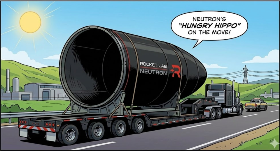 The "Hungry Hippo" Crosses the Pacific